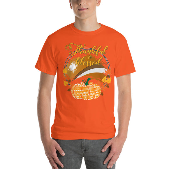 KuauTee Thanksgiving Pumkin Short Sleeve T-Shirt